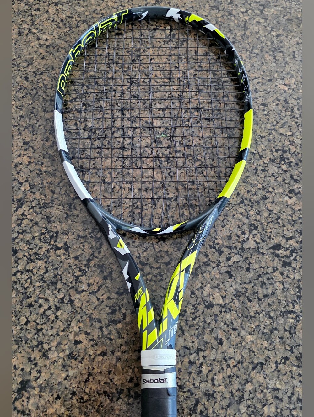 Babolat Pure Aero Lite 2023 STRUNG 4 1/8 ( Tennis Racquet 100 sq 270g 9.5oz 16x1